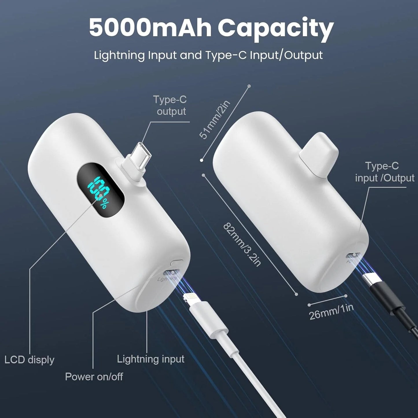 Letzter Tag 49% RABATT⏰ Mini-Powerbank mit Schnellladefunktion🔋