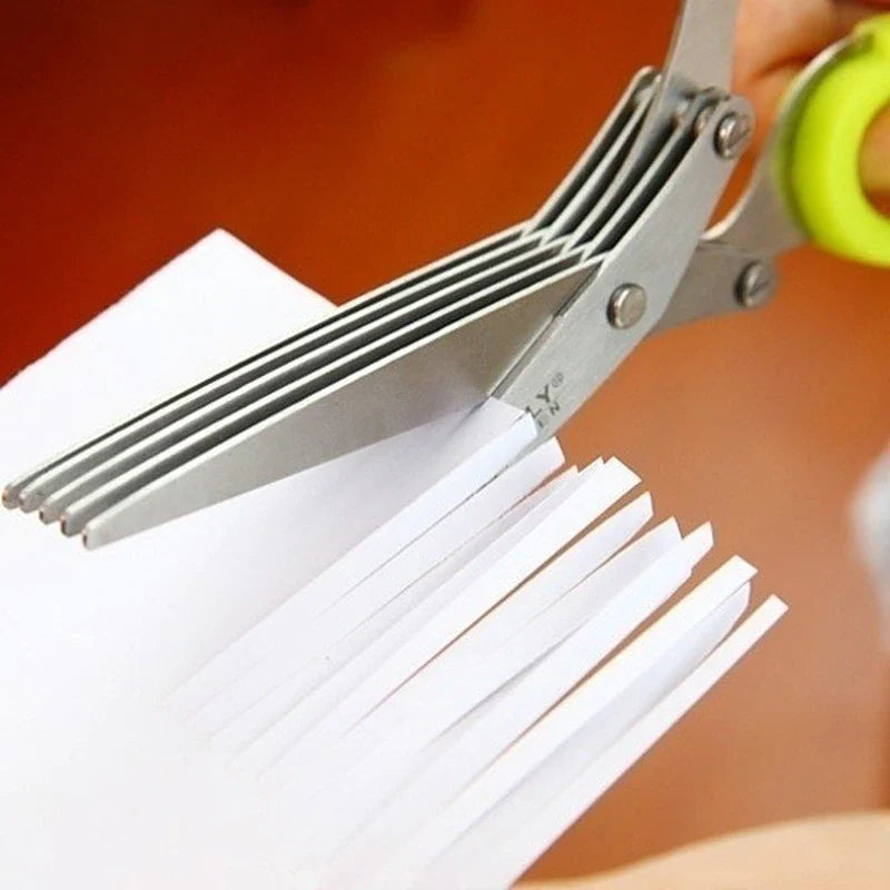 50%off- Hot Selling 5 Blade Kitchen Salad Scissors