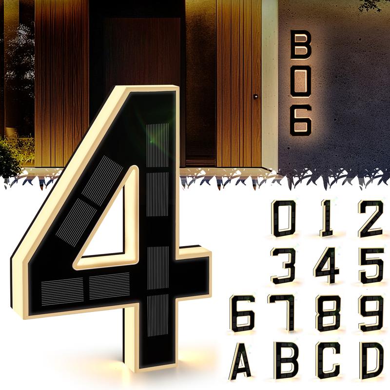 🏡 Upgrade Your Home's Curb Appeal – 50% OFF  ✨ Modern LED House Number Light