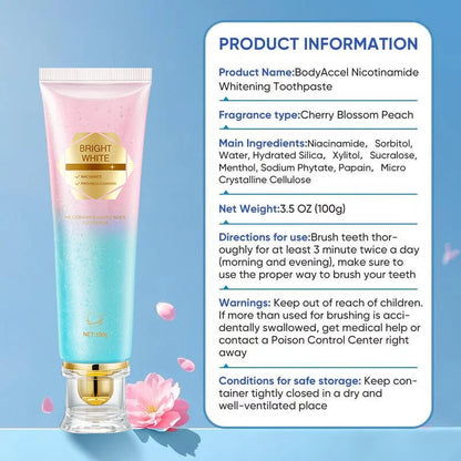 Niacinamide Whitening Toothpaste - For Healthier, Whiter Teeth!