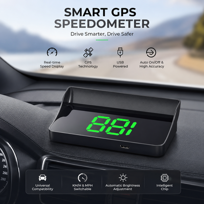 🔥🔥Head Up Display Car GPS Digital Speedometer