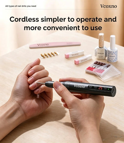 Pen-Shaped Rechargeable Nail Drill
