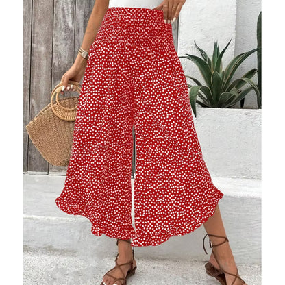 Women’s Flowy High Waist Wide-Leg Pants – Slimming, Comfy & Chic
