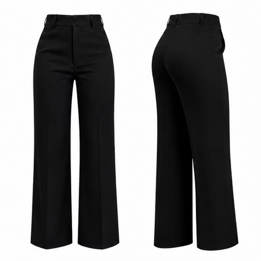 💃Flash Sale 💃Women's Solid-Color High-Waisted Wide-Leg Trousers