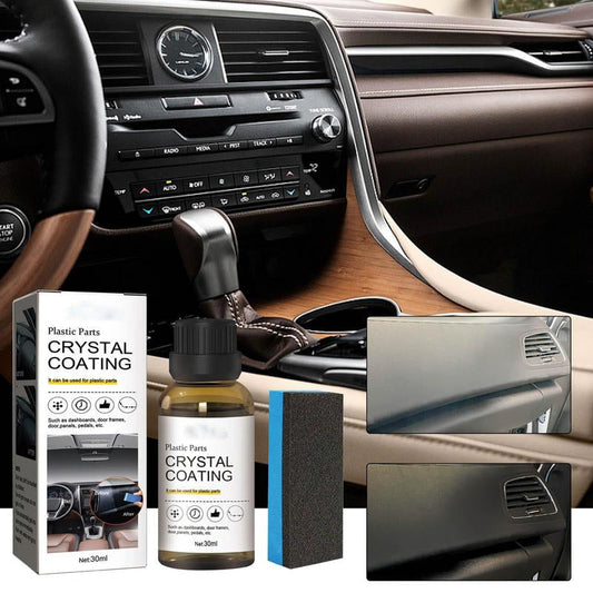 [Free give sponge] Car plastic renovation coating