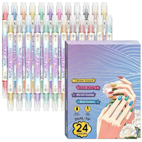 24-color set [double-headed nail art pen]