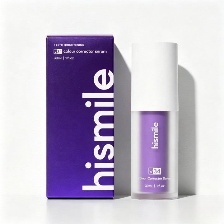 New V34 Series Toothpaste Purple Color Corrector