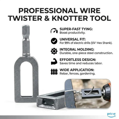 Vcoxno™ — Turn Your Drill Into a Powerhouse for Rock-Solid, Effortless Wire Ties