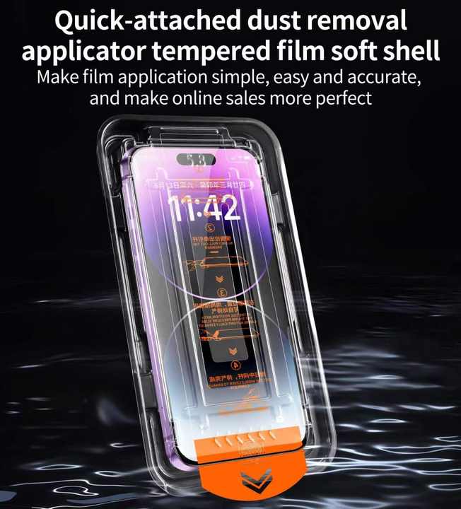 Invisible Artifact Screen Protector -Dust Free Without Bubbles
