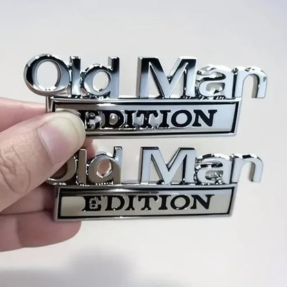 🚗Old Man Edition Car Emblem