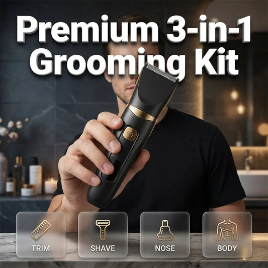 3-in-1 Electric Grooming Kit for Men & Women