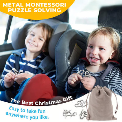Das beste Geschenk 🎁 Montessori-Rätsel aus Metall 