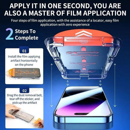 Invisible Artifact Screen Protector -Dust Free Without Bubbles