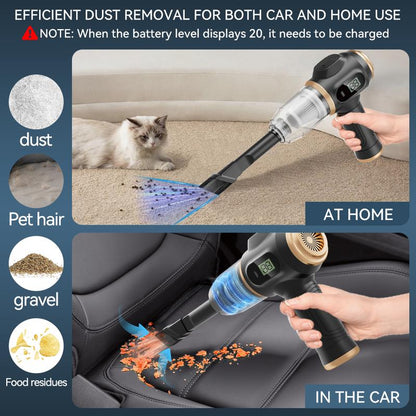 Vcoxno™ Insanely Powerful Cordless Car Vacuum — 19000Pa, 6-in-1 Deep-Clean System