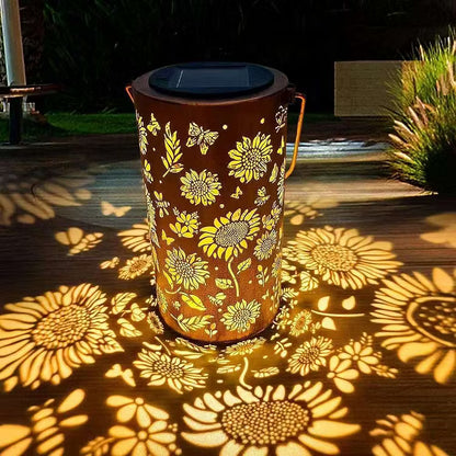🔥HOT SALE 49% OFF-🌞Colorful Sunflower Glow Solar Garden Lantern