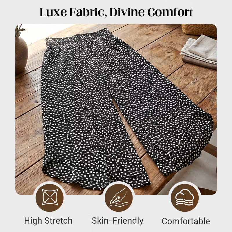 Women’s Flowy High Waist Wide-Leg Pants – Slimming, Comfy & Chic