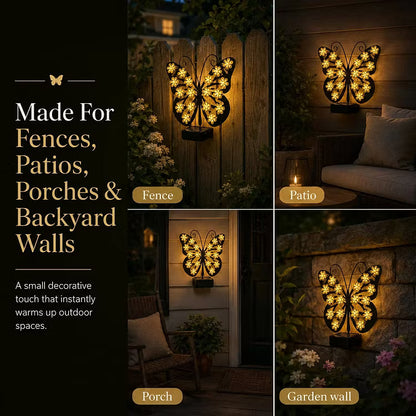 🦋 Solar Butterfly Garden Light