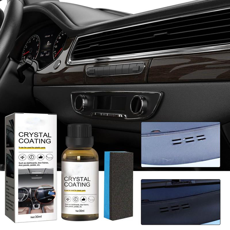 [Free give sponge] Car plastic renovation coating