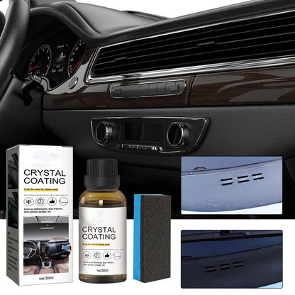 [Free give sponge] Car plastic renovation coating