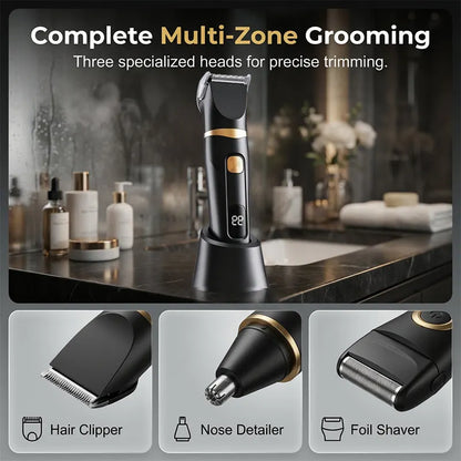 3-in-1 Electric Grooming Kit for Men & Women