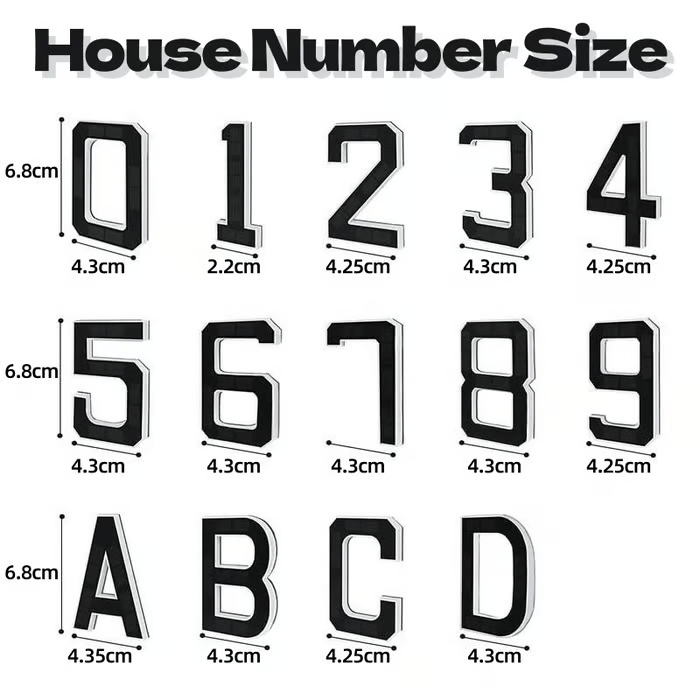 🏡 Upgrade Your Home's Curb Appeal – 50% OFF  ✨ Modern LED House Number Light