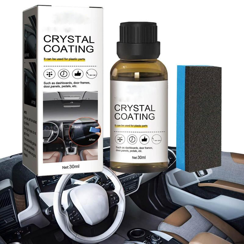 [Free give sponge] Car plastic renovation coating