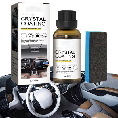 [Free give sponge] Car plastic renovation coating