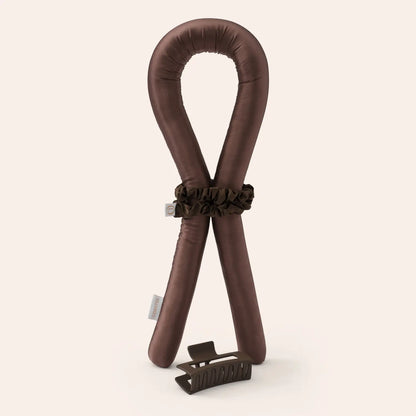 Heatless Curls in Mulberry Silk