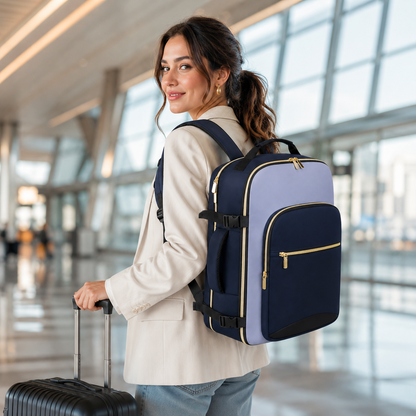 4Pcs Large Travel Backpack, 40L