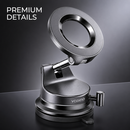 Suction Cup Phone Mount, Vacuum Magnetic Phone Holder, 360° Adjustable for MagSafe Car Holder
