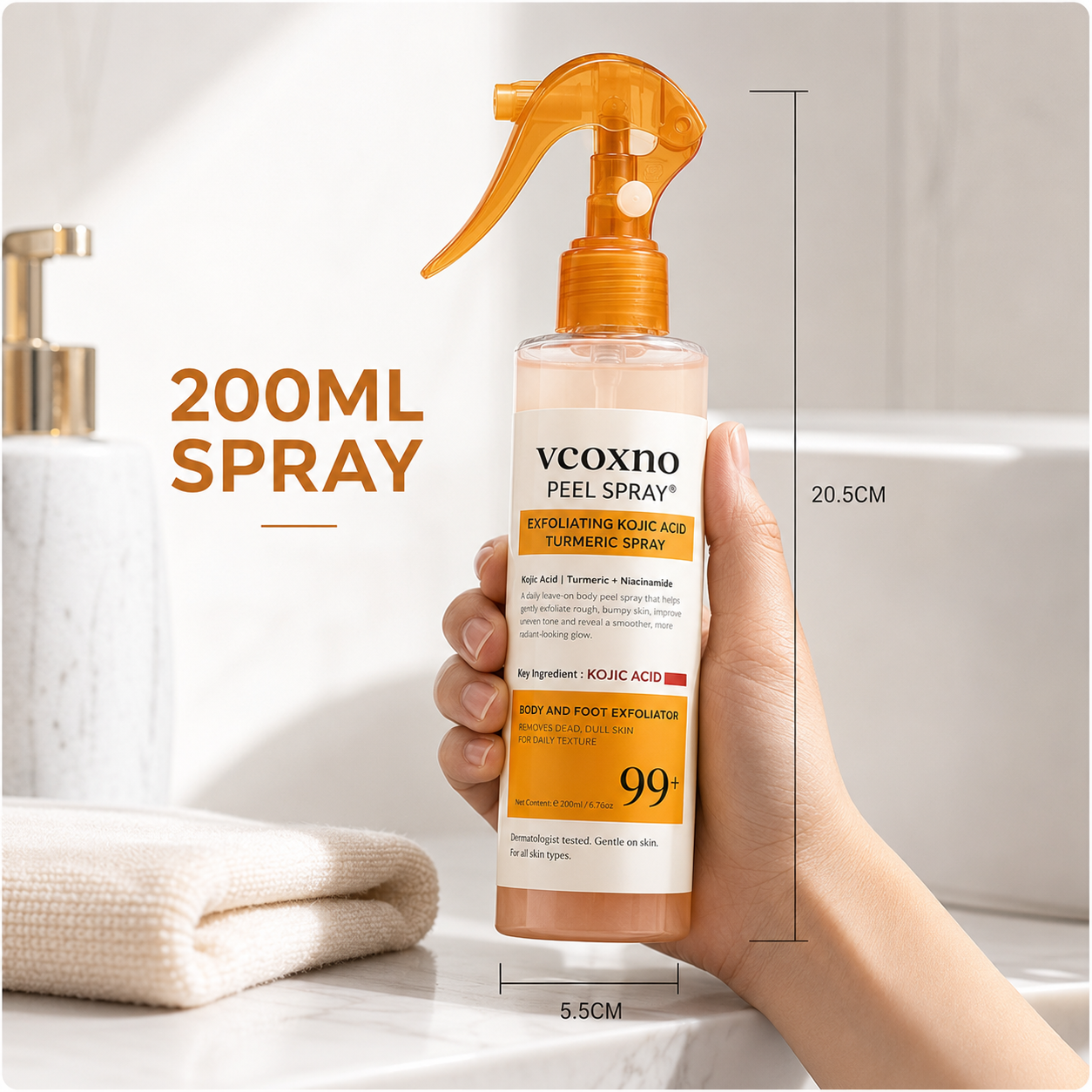 🌸 New! Peeling Shot Keratin Care Kojic Acid Turmeric Spray