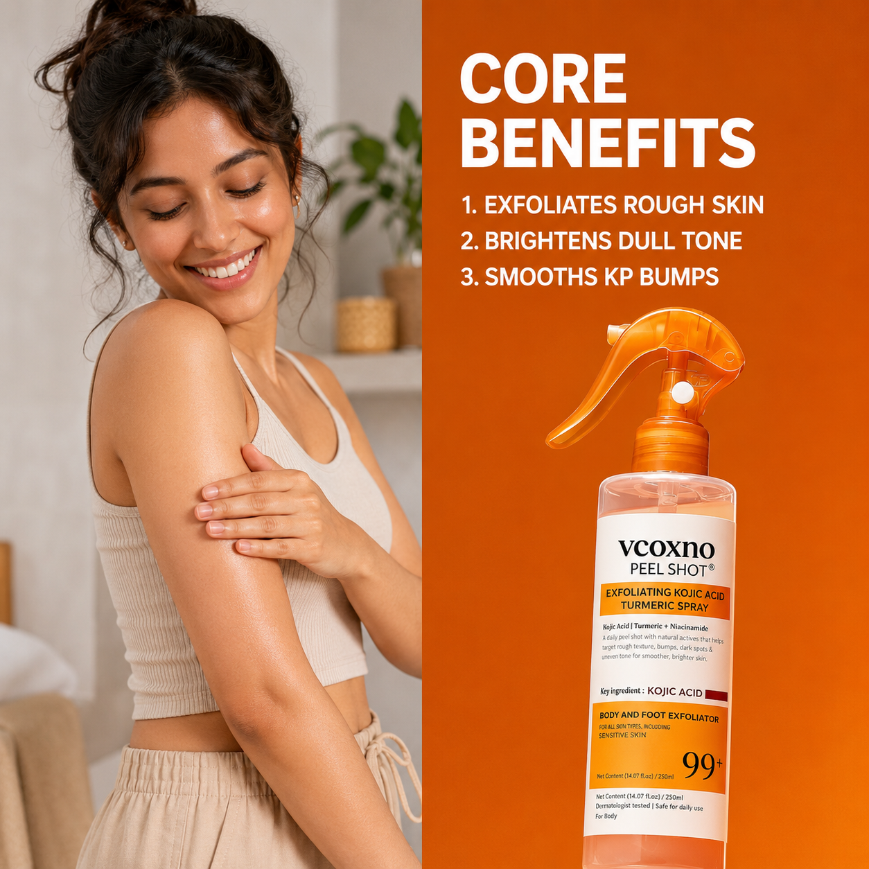 🌸 New! Peeling Shot Keratin Care Kojic Acid Turmeric Spray