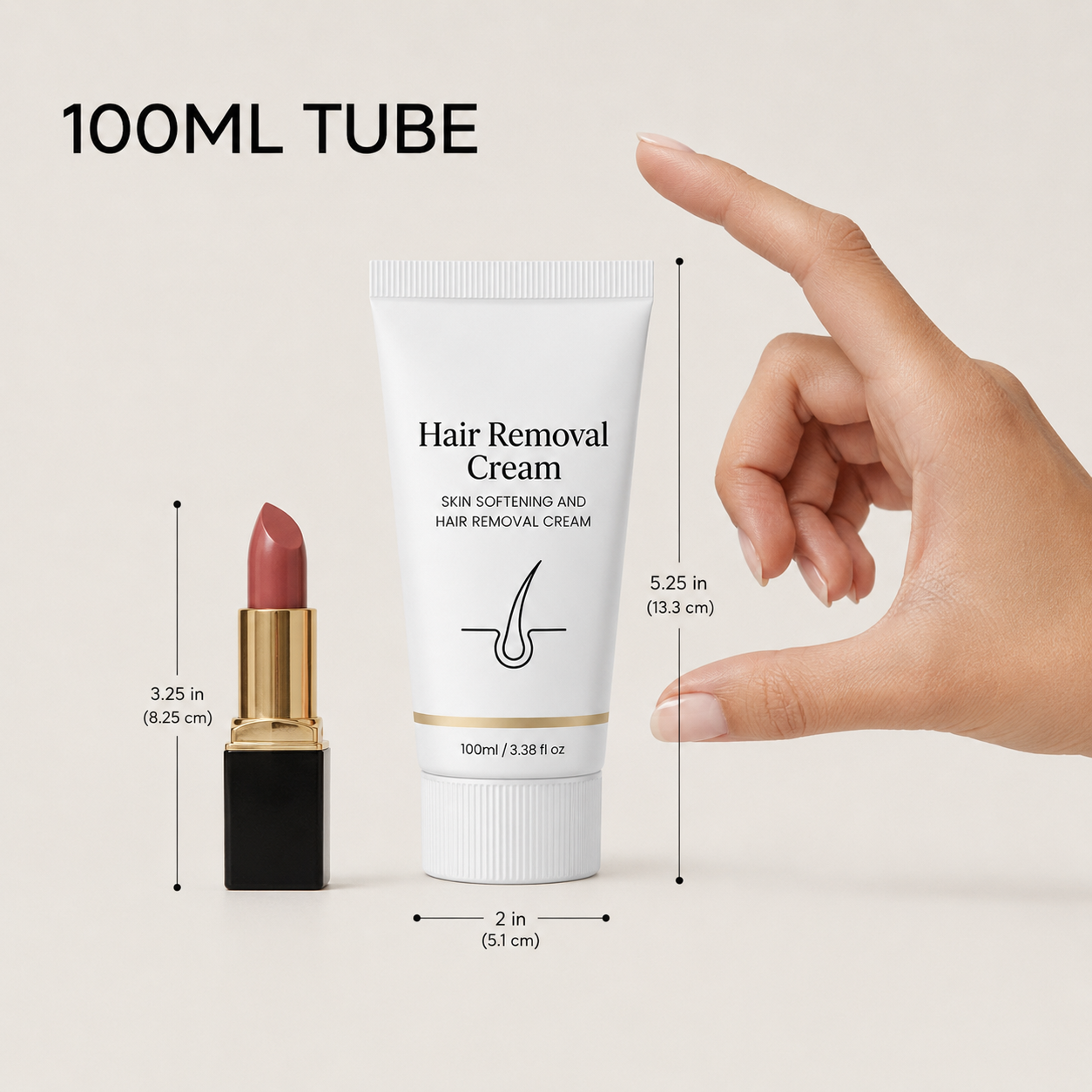 Vcoxno™ – Gentle Aromatic Skin-Softening Hair Removal Cream + 1 +1 FREE