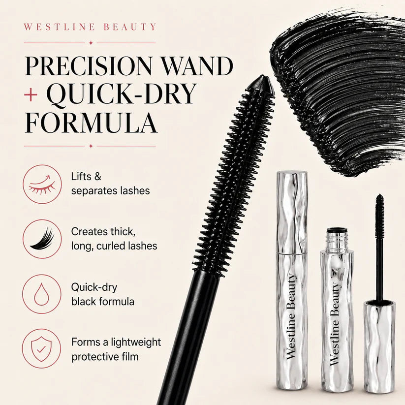 LAST DAY - BUY 1 GET 1 FREE💜Waterproof Curling & Lengthening Mascara