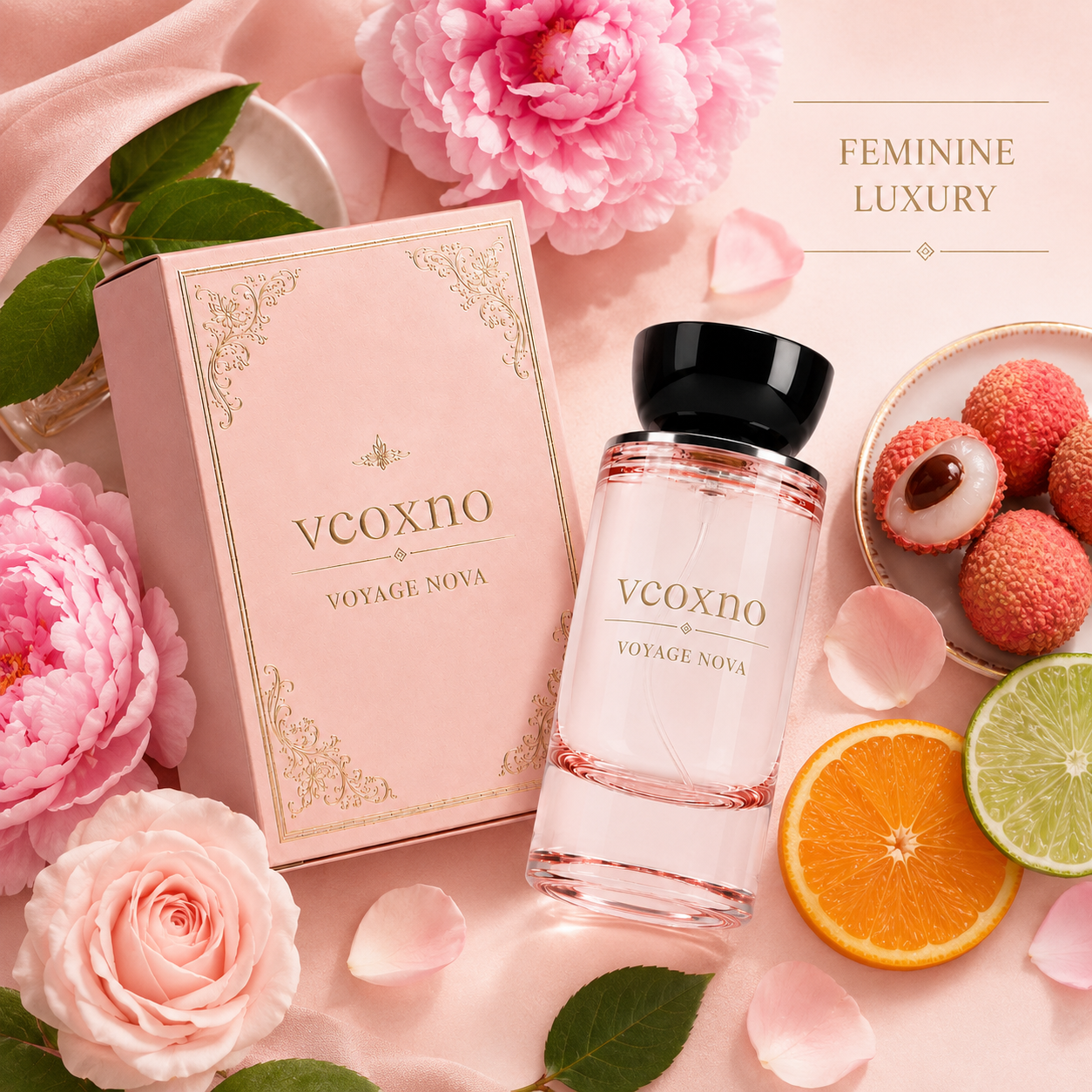 Lychee Rose Floral Gourmand Parfum
