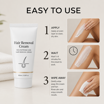 Vcoxno™ – Gentle Aromatic Skin-Softening Hair Removal Cream + 1 +1 FREE