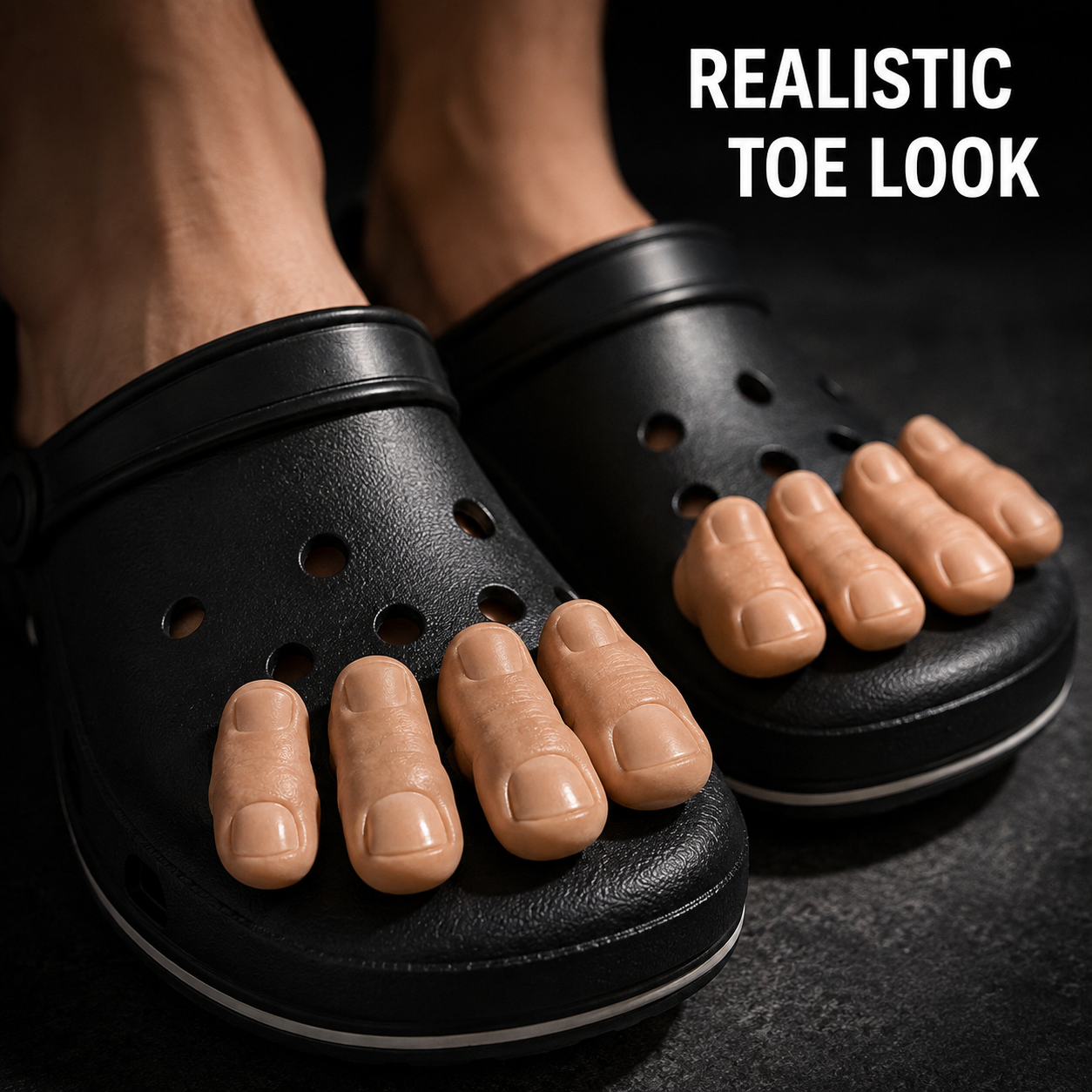 Vcoxno™  Funny Big Toe Shoe Charms – The Hilarious Croc Accessory You Didn't Know You Needed