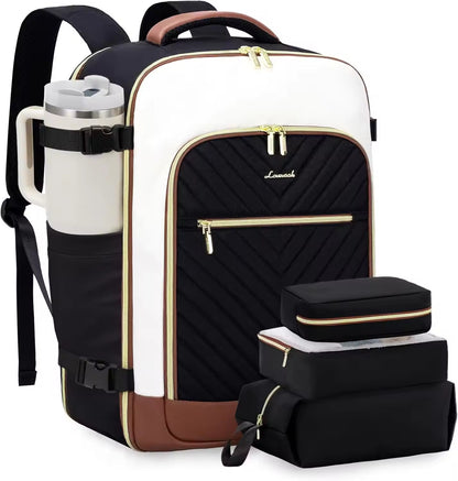 4Pcs Large Travel Backpack, 40L
