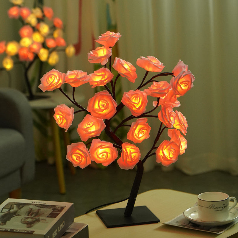 Forever Rose Tree Lamp