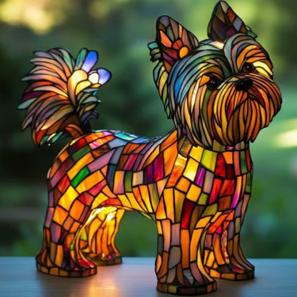Heißer Verkauf: 49 % Rabatt 🔥 Tischleuchte der Serie „Pflanzenmotiv aus Buntglas“ 🔥 