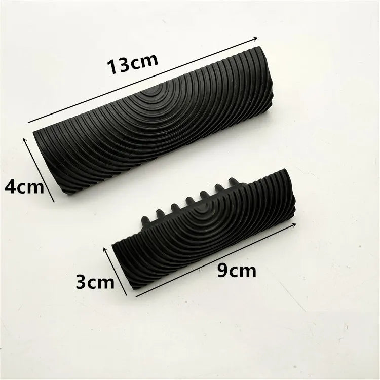 Rubber Wood Grain DIY Texture Roller for Wall Painting