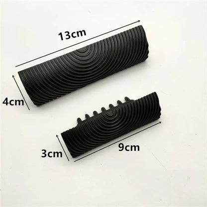 Rubber Wood Grain DIY Texture Roller for Wall Painting