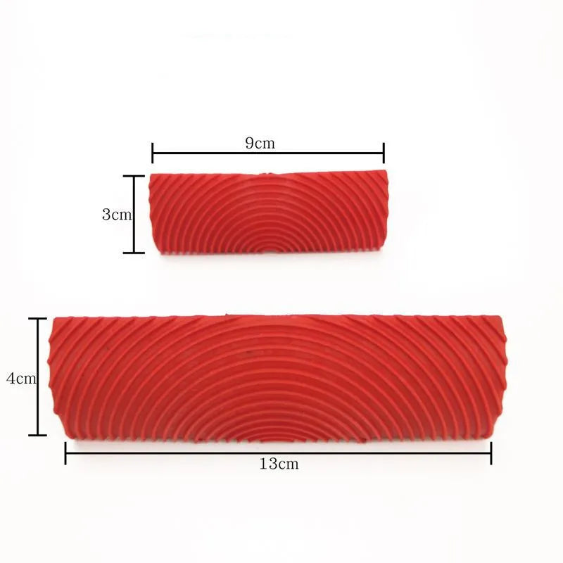 Rubber Wood Grain DIY Texture Roller for Wall Painting