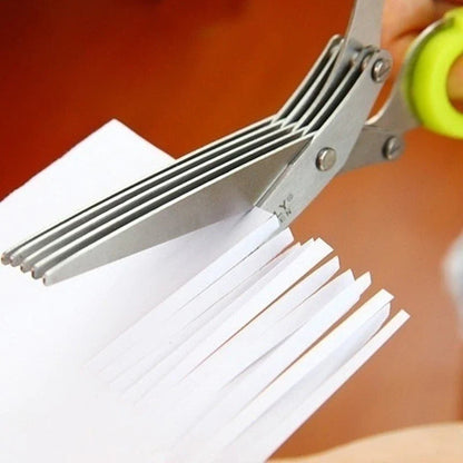 50%off-  Hot Selling 5 Blade Kitchen Salad Scissors