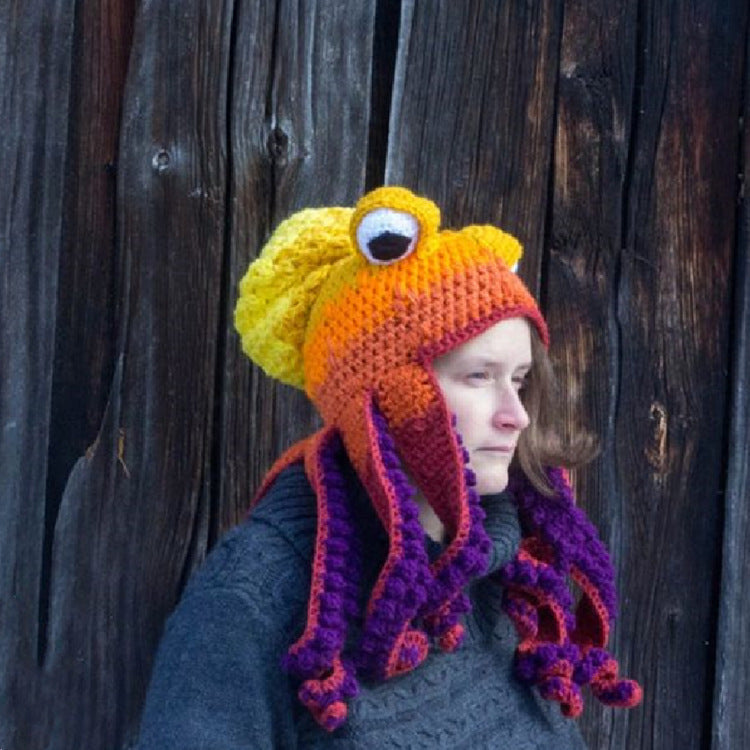 Hot sale 49% OFF – Handmade Octopus Hat（Buy 2 and get free shipping）