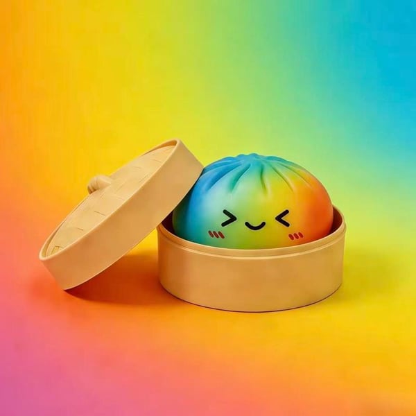 Expressive Big Dumpling Squishy - Blind Box