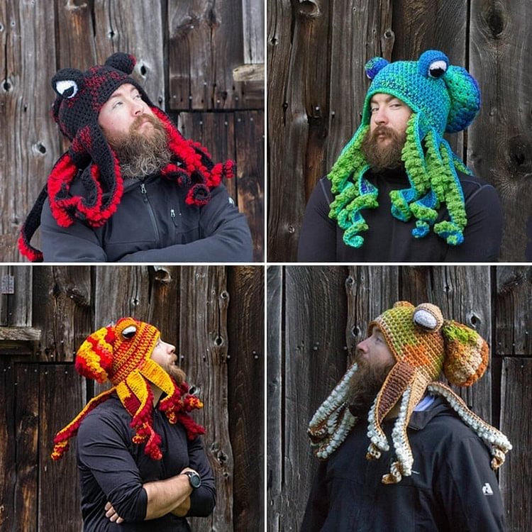 Hot sale 49% OFF – Handmade Octopus Hat（Buy 2 and get free shipping）