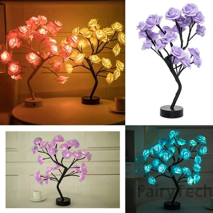 Forever Rose Tree Lamp