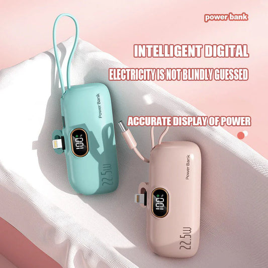Letzter Tag 49% RABATT⏰ Mini-Powerbank mit Schnellladefunktion🔋 