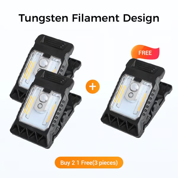 USB & Solar Powered Motion Sensor Clip Lights